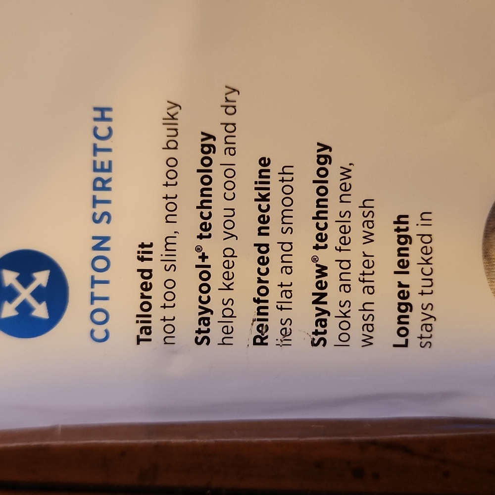 Jockey cotton stretch crew neck t-shirts. 3 pack. Medium(38-40" chest) New. - Picture 6 of 7
